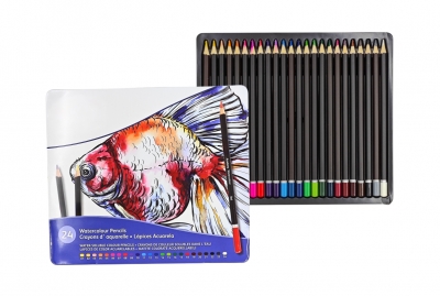24PCS Watercolour Pencils Me...
