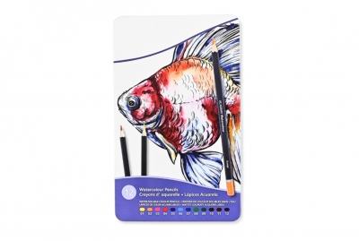 12PCS Watercolour Pencils Me...