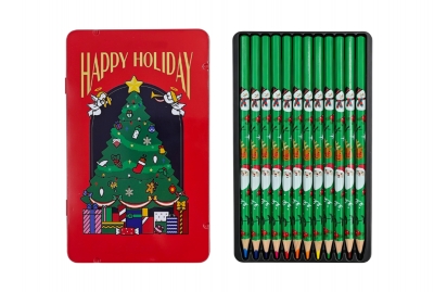 24PCS Holiday-themed Colored Pencils Set