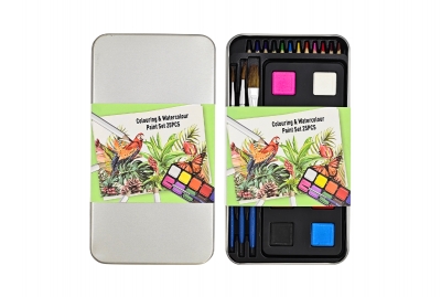 Colouring & Watercolour Paint 25PCS