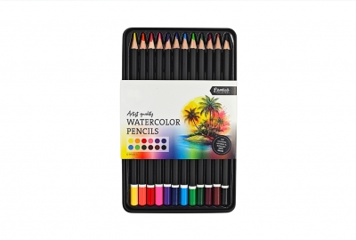 12PCS Artist-Quality Watercolor Pencils Set