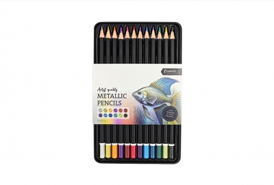 12PCS Artist-Quality Metallic Pencils Set