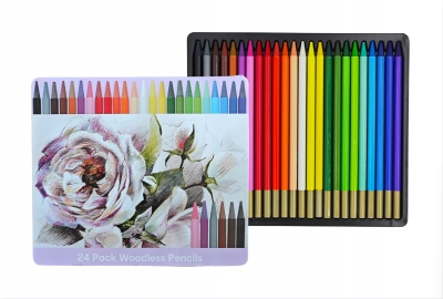24-Pack Woodless Pencils Set